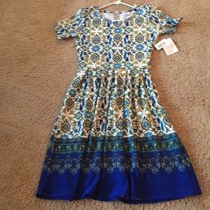 LuLaRoe Amelia Dipped Dress, NWT